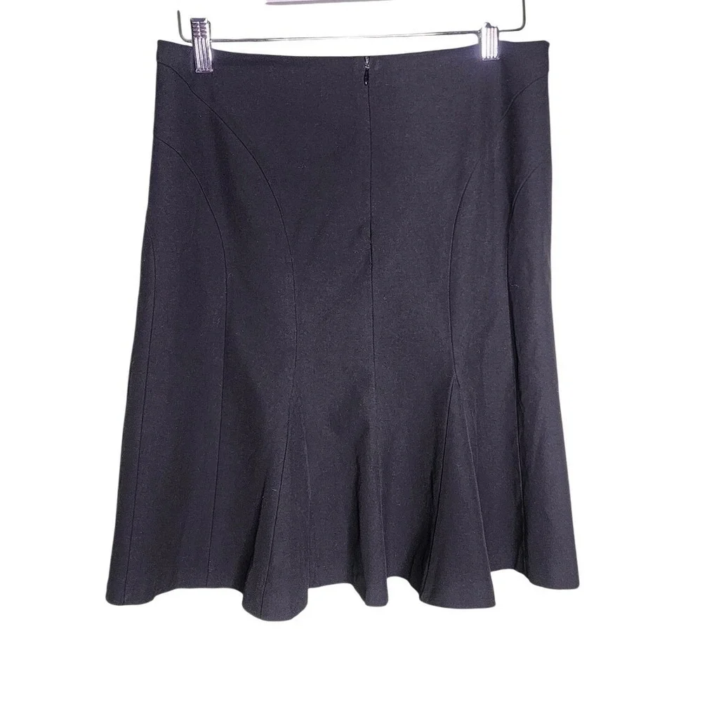 The Limited Flare A-Line Skirt Business Office Classic Work Black‎ 4